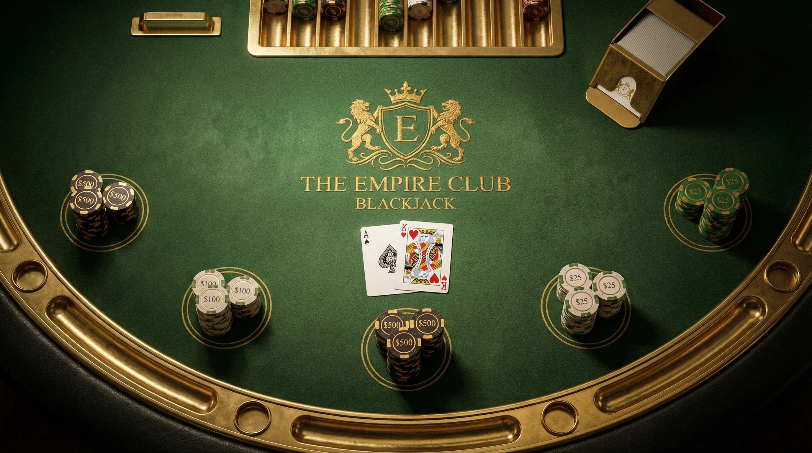 Mesa de Blackjack 21 online no cassino 10bet